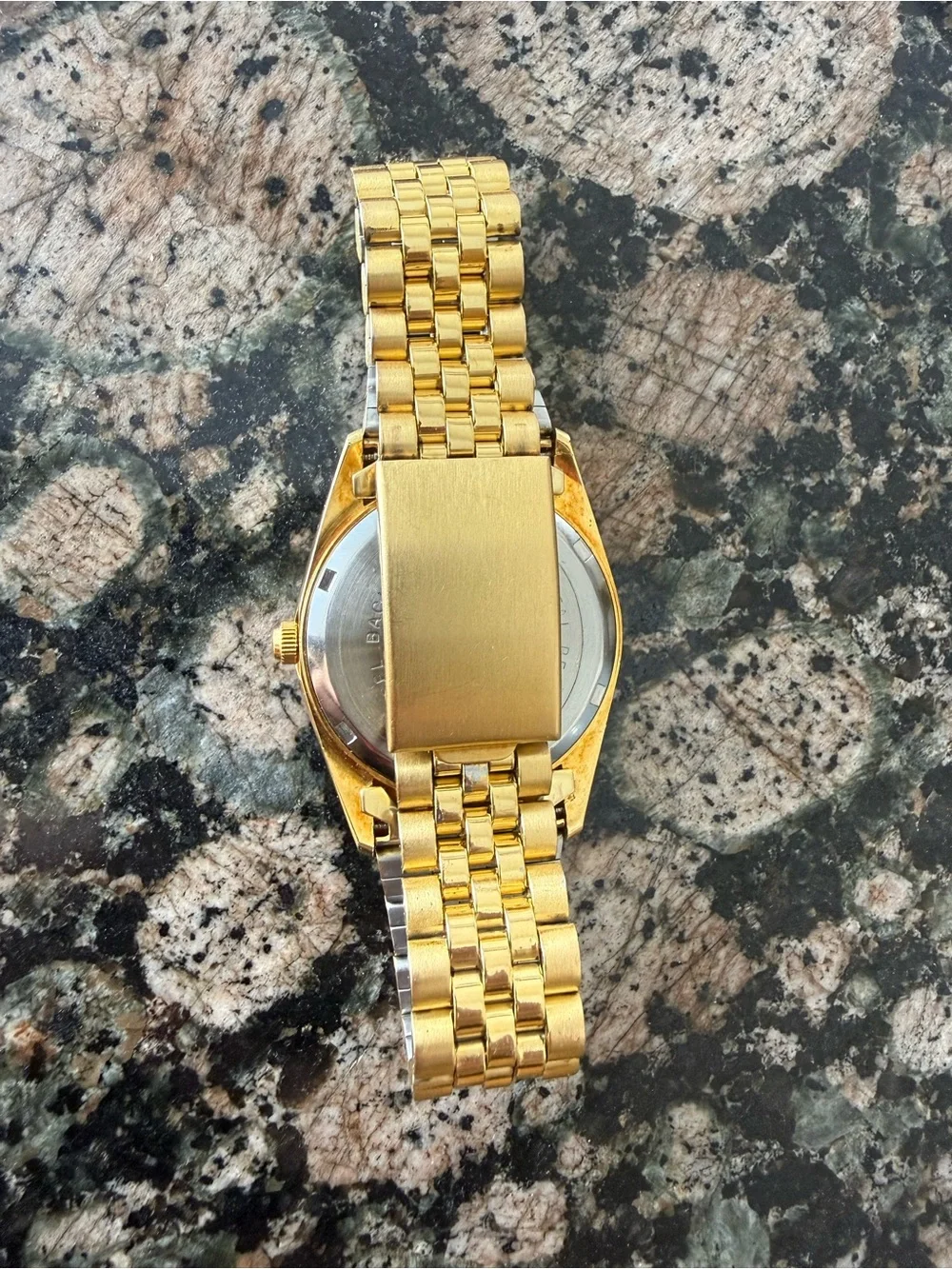 Elgin Vintage Day-Date Quartz President Style Watch